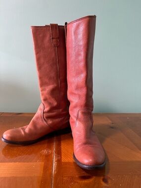 Madewell Archive Women's Tall Leather Riding Boots - Rust